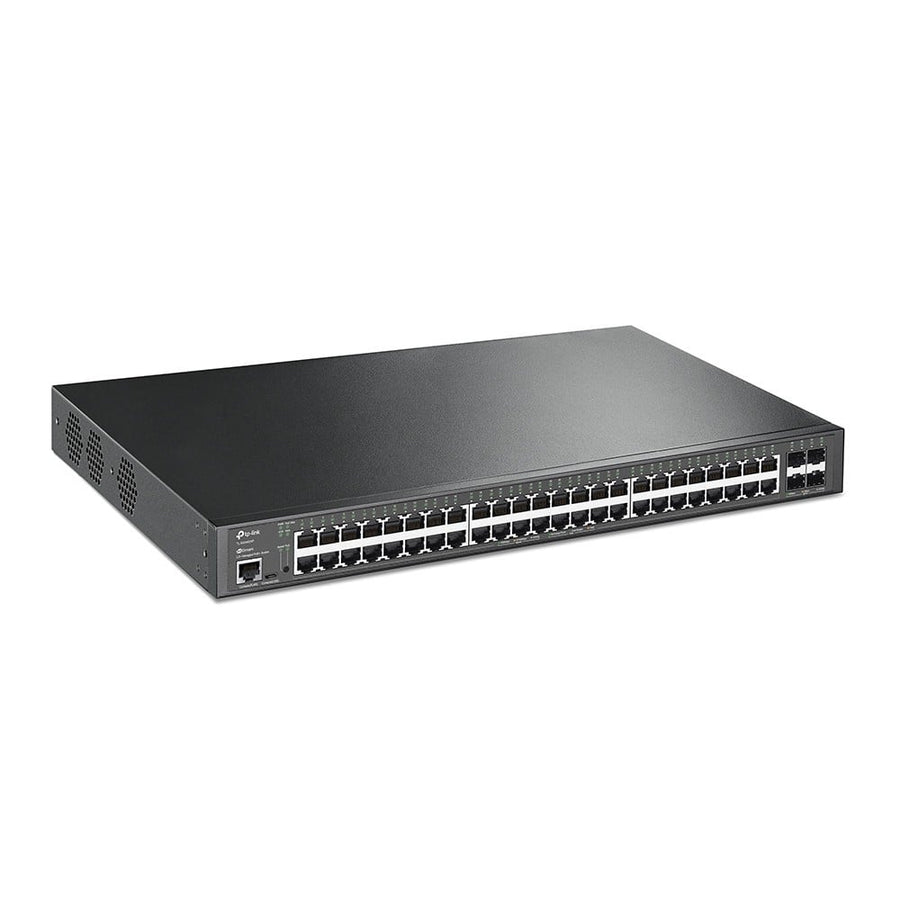 TP-Link TL-SG3452XP JetStream™ 48-Port Gigabit and 4-Port 10GE SFP+ L2+ Managed Switch with 48-Port PoE+