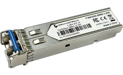 Grandstream F-SM1310-20KM-1.25G SFP Fiber Module image 0 Hover Image