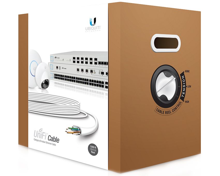 Ubiquiti UniFi Cat 6 Cable (UC-C6-CMR)-1000ft