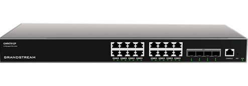 Grandstream GWN7812P 16-Port Gigabit Enterprise Layer 3 Managed PoE Network Switch image 0