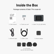 GL.iNet Slate 7 Pro box contents