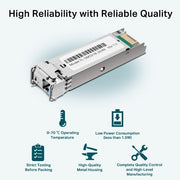 TP-Link TL-SM321B-2 Gigabit Single-Mode WDM Bi-Directional SFP Module