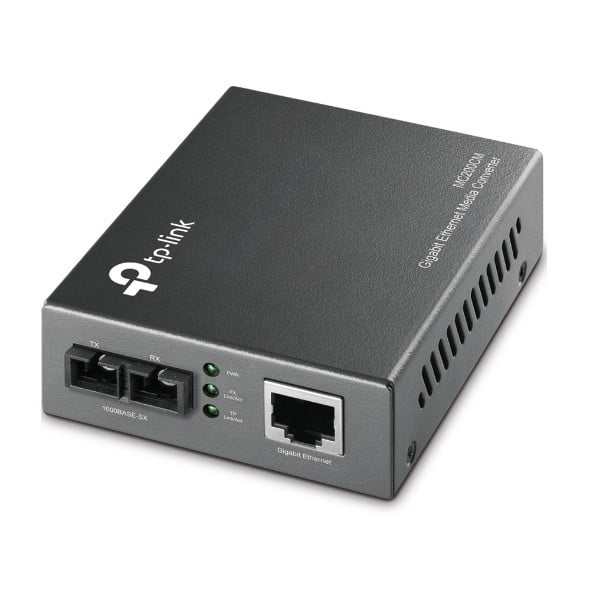TP-Link MC200CM 10/100/1000 Mbps RJ45 to 1000 Mbps Multi-mode SC Fiber Converter