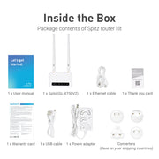 Spitz GL-X750V2 — package contents