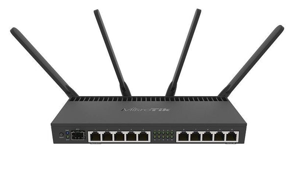 MikroTik RB4011iGS+5HacQ2HnD-IN Wireless Router, Dual-band 2.4/5GHz, 10x Gigabit Ethernet, PoE, RouterOS