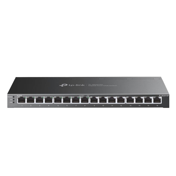 TP-Link TL-SG2016P JetStream™ 16-Port Gigabit Smart Switch with 8-Port PoE+