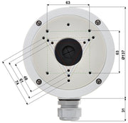 Hikvision DS-1280ZJ-S Junction box