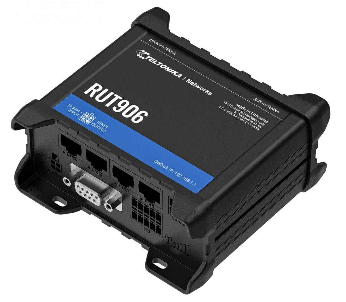 Teltonika RUT906 4G/LTE RS232/RS485 Industrial Router