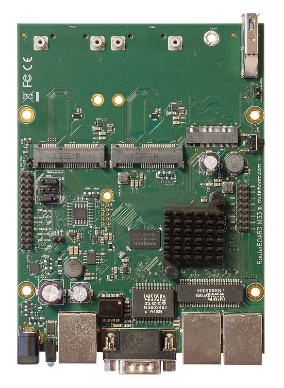 Mikrotik RBM33G wired router Black, Green, Grey (RBM33G)