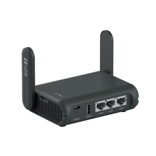 GL.iNet Slate AX (GL-AXT1800) Wi-Fi 6 Travel Router