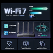 GL.iNet Flint 3 tri-band Wi-Fi 7 speeds