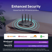 GL.iNet Flint 3 VPN performance