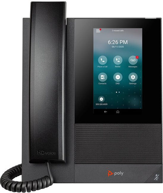 Poly CCX 400 Business Media Phone for Teams. No PSU