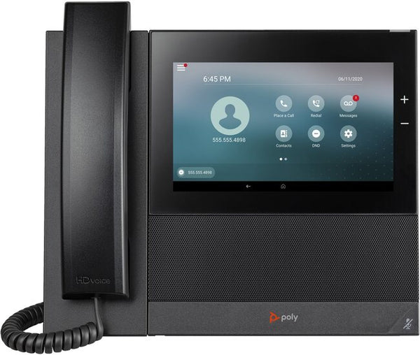 Poly CCX 600 Business Media Phone. Microsoft Teams/SFB. No PSU