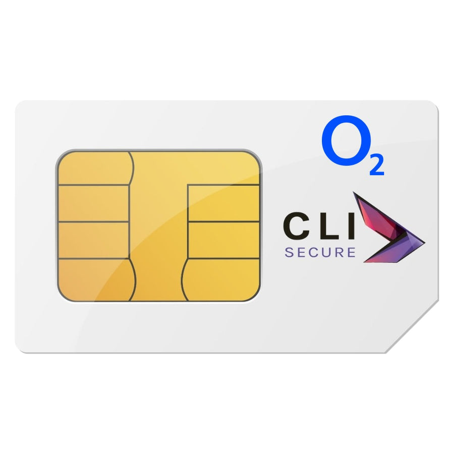 CLI Secure business mobile SIM card on the O2 network