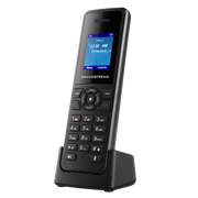Grandstream DP720 DECT cordless handset and charging cradle, side profile