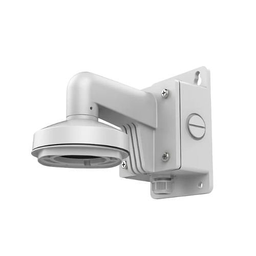 Hikvision DS-1272ZJ-120B Wall Mounting Bracket with Junction Box for Dome Cameras, Load Capacity 4.5kg, White