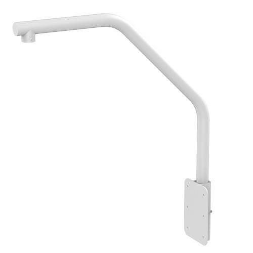 Hikvision DS-1660ZJ Parapet Wall Mounting Bracket, Load Capacity 10kg, White