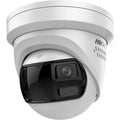 Hikvision 8MP IP Panoramic Turret, 30m Hybrid (ColorVu+IR), AcuSense, 2-Way Audio, Speaker, Strobe — White / Panoramic