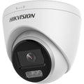 Hikvision 3K TVI Turret, 40m Smart Hybrid Light & Audio — White / 2.8mm