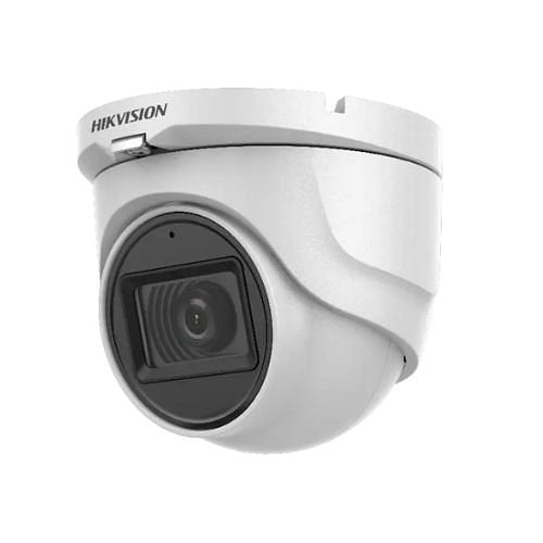 Hikvision DS-2CE76D0T-ITMFS Value Series 2MP IR HDoC Turret Camera, 2.8mm Fixed Lens, White, (Replaces DS-2CE76D0T-ITMFS(2.8MM))