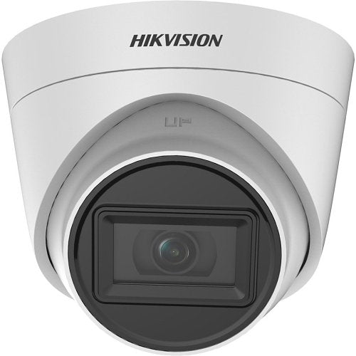 Hikvision DS-2CE78H0T-IT3FS Value Series 5MP Outdoor IR Turret Camera, 3.6mm Fixed Lens, White, (Replaces DS-2CE78H0T-IT3FS(3.6MM), DS-2CE78H0T-IT3F(3.6MM)(C))