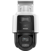 Hikvision 4MP IP 4x Panoramic TandemVu PTZ, 40m IR, 30m ColorVu & Speaker