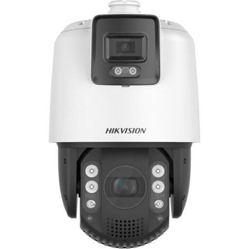 Hikvision DS-2SE7C432MW-AEB(14F1)(P3) Pro Series DarkFighter IP66 4MP IR 200M TandemVuIP Speed Dome Camera, 4mm Fixed Lens, White