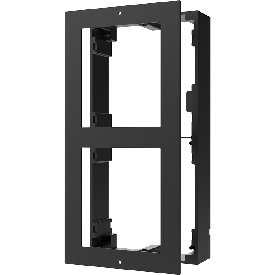 Hikvision Intercom 2 Module Bracket, Black Aluminium, Surface — Black