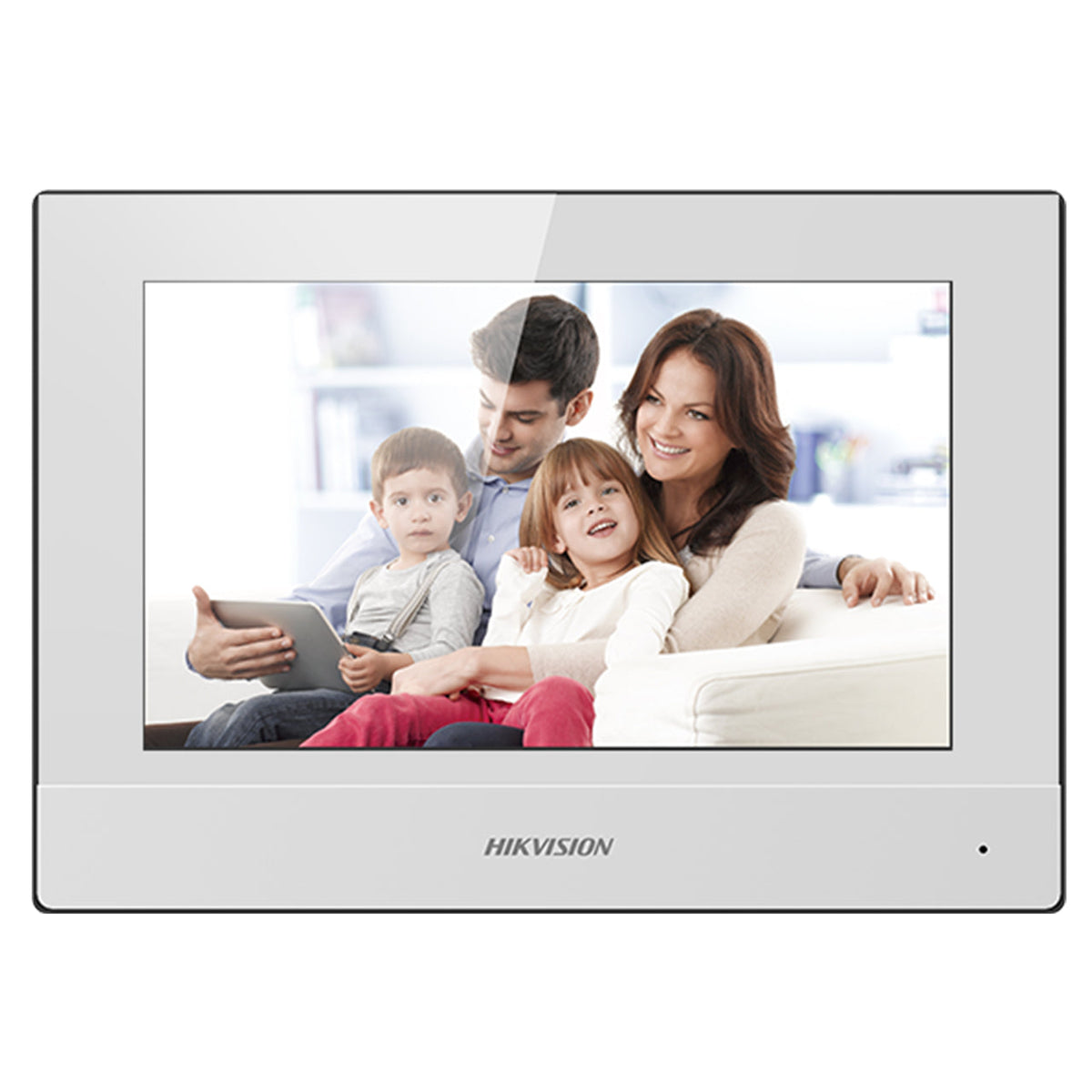 Hikvision IP PoE Intercom 7" Touch Screen with WiFi — White