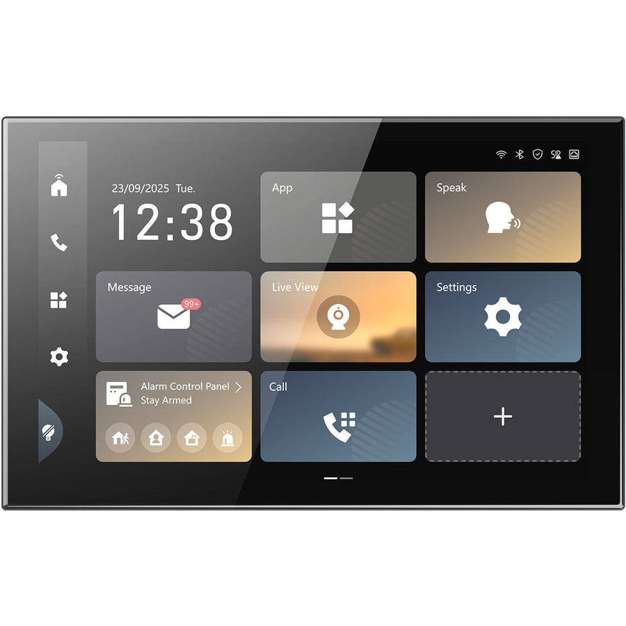 Hikvision IP PoE Intercom 10" Android Touch Screen with WiFi — Black