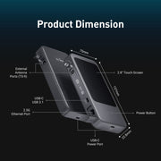 GL.iNet Mudi 7 product dimensions