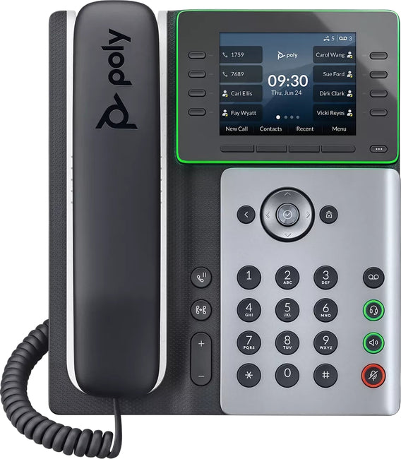 Poly Edge E350 IP Desk Phone (Wi-Fi & Bluetooth, No PSU)