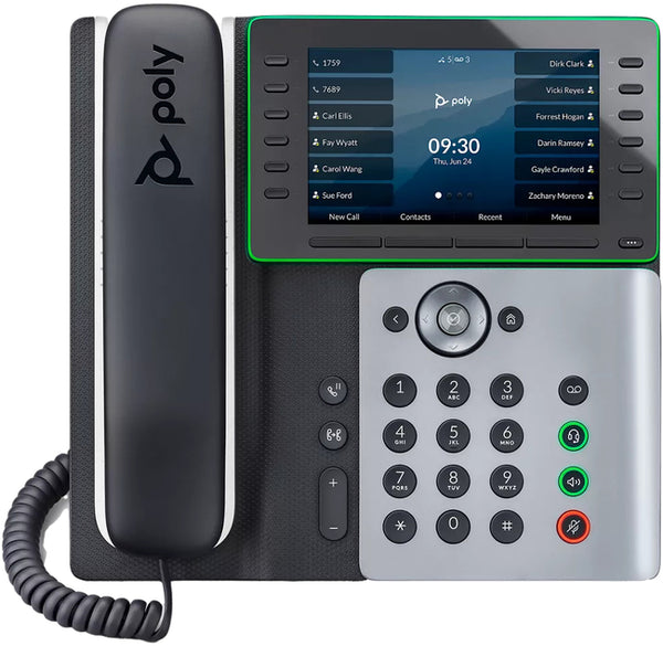 Poly Edge E550 IP Phone With Wi-Fi and Bluetooth (No PSU)