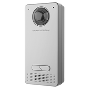 Grandstream GDS3712 IP video intercom shown at an angle showing slim metal housing
