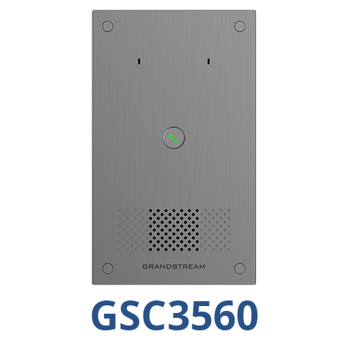 Grandstream GSC3560 smart outdoor intercom in IP66 IK10 rated metal housing