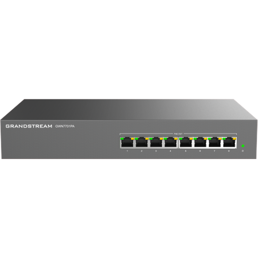 Grandstream GWN7701PA 8-Port Gigabit 8-Port PoE+ Switch