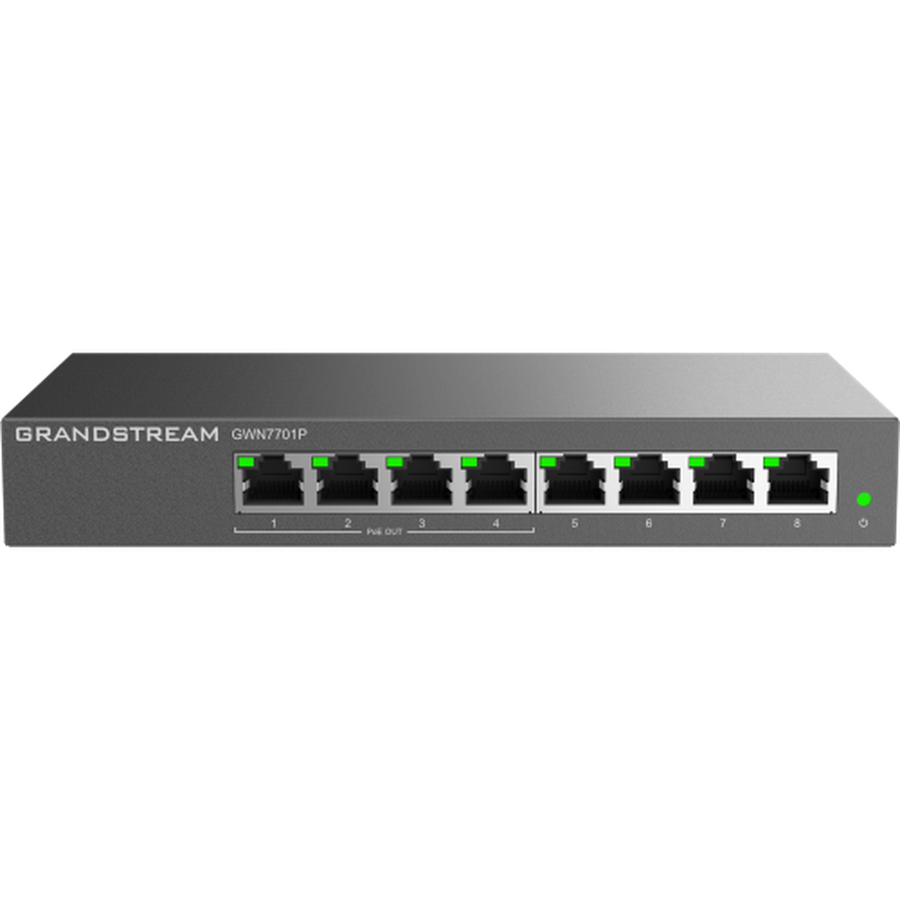 Grandstream GWN7701P 8-Port Gigabit 4-Port PoE+ Switch
