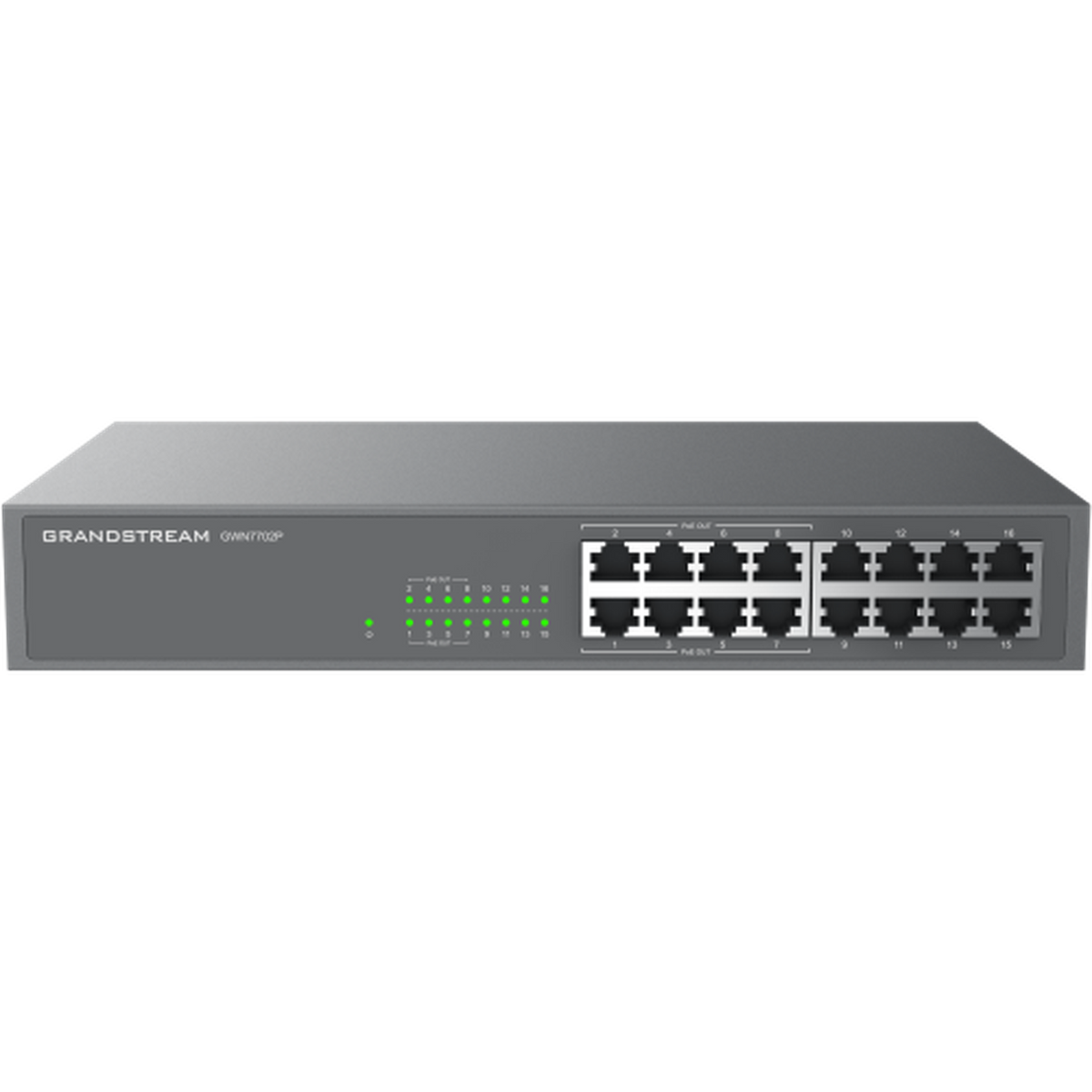 Grandstream GWN7702P UNMANAGED 16-PORT 8 X POE GE SWITCH