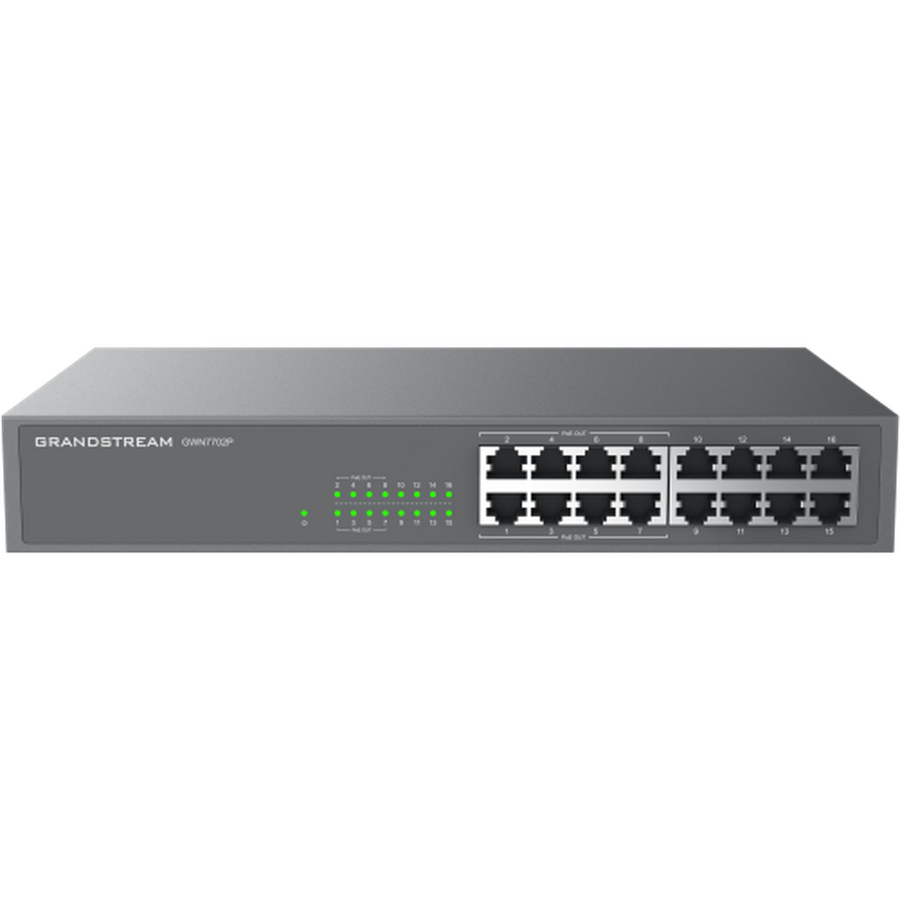 Grandstream GWN7702P UNMANAGED 16-PORT 8 X POE GE SWITCH