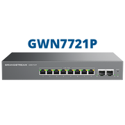Grandstream GWN7721P 10-port multi-gigabit PoE switch, rear view