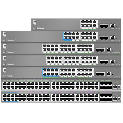 Grandstream GWN7800 Pro Series 1U rack-mount managed switch, as supplied for the GWN7803-PRO