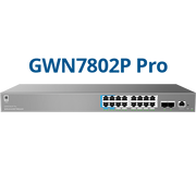 Grandstream GWN7800 Pro Series managed switch shown at an angle