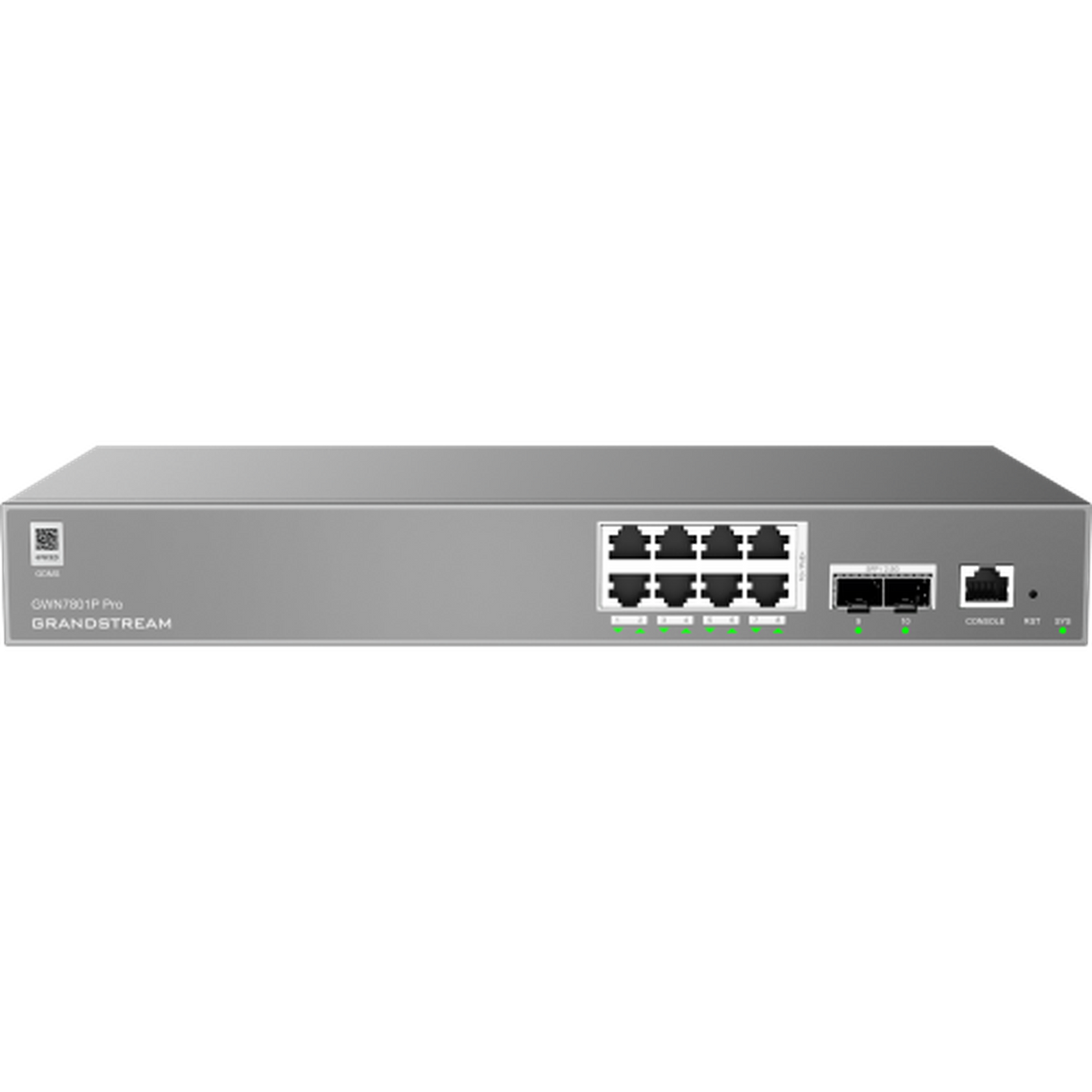 Grandstream GWN7801P PRO NETWORK SWITCH, 8 X POE & 2 X SFP