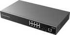Grandstream GWN7801P 8-Port Gigabit Enterprise Layer 2+ Managed PoE Network Switch