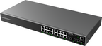 Grandstream GWN7802P 16-Port Gigabit Enterprise Layer 2+ Managed PoE Network Switch