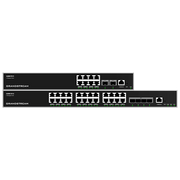 Grandstream GWN7813P 24-port Gigabit Layer 3 managed PoE switch, front view