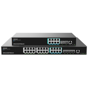 Grandstream GWN7822P switch port detail with SFP+ uplink cages