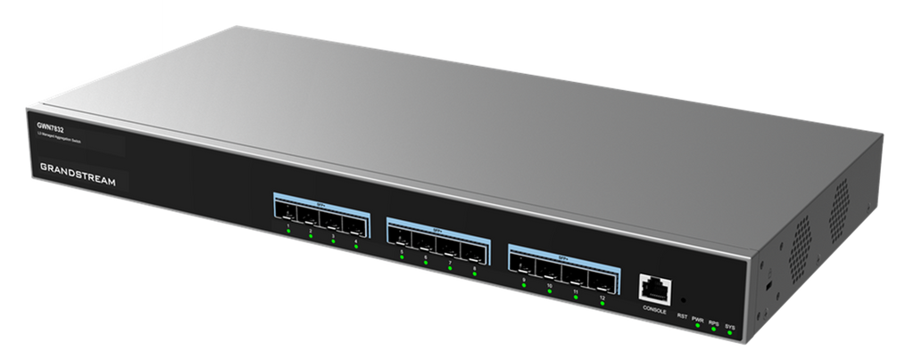 Grandstream GWN7832 12Ports 10G SFP Layer 3 Aggregation Managed Switch