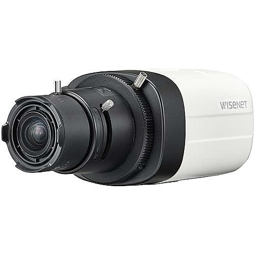 Hanwha HCB-6000 HD Plus Series, 2MP WDR HDoC Box Camera, Ivory